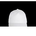 Gorra de algodón con ajuste metálico White