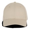 Gorra algodón cierre autoadherente Beige