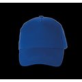 Gorra de algodón grueso con 5 paneles Azul