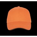 Gorra algodón grueso Orange Zest / Dark Grey