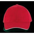 Gorra algodón grueso Red / White / Green