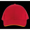 Gorra algodón grueso Rojo