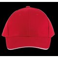 Gorra algodón grueso Rojo