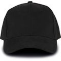 Gorra de algodón Negro