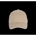 Gorra de algodón orgánico con cierre ajustable Beige