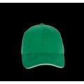 Gorra de algodón orgánico con cierre ajustable Verde