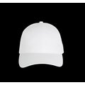 Gorra de algodón reciclado 6 paneles Blanco