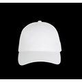 Gorra de algodón reciclado 6 paneles White