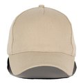 Gorra de algodón reciclado con trazabilidad blockchain Beige