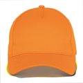 Gorra de algodón reciclado con trazabilidad blockchain Naranja