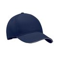 Gorra Béisbol Algodón 260gm Azul/Gris