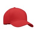 Gorra Béisbol Algodón 260gm Rojo