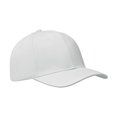 Gorra de béisbol de algodón cepillado Blanco