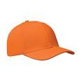 Gorra de béisbol de algodón cepillado Naranja