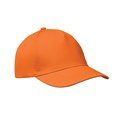 Gorra de béisbol sarga de algodón Naranja