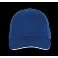 Gorra béisbol con velcro Royal Blue / White