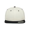 Gorra bicolor snapback Beige