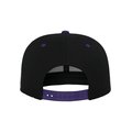 Gorra bicolor snapback BLACK / PURPLE