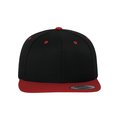 Gorra bicolor snapback Black / Red