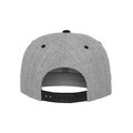 Gorra bicolor snapback Heather Grey / Black