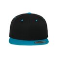 Gorra bicolor snapback Negro