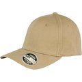 Gorra con botón superior Khaki Beige S/M