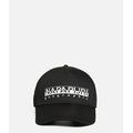 Gorra con cierre de hebilla Black