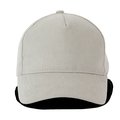 Gorra cierre trasero con hebilla Gris