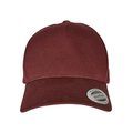 Gorra clásica con visera curvada Burgundy