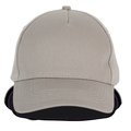 Gorra eco con cierre de velcro Gris