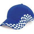 Gorra estampada con Velcro Bright Royal / White