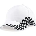 Gorra estampada con Velcro White / Black