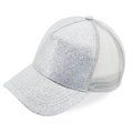 Gorra con Glitter y Rejilla PT