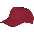 Gorra junior con cierre de velcro Burgundy