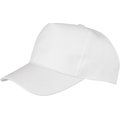 Gorra junior con cierre de velcro White