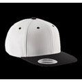 Gorra Modelo clásico visera plana White / Black