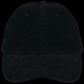 Gorra de pana unisex Black