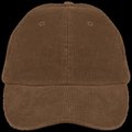 Gorra de pana unisex Dark camel