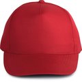 Gorra de poliéster 5 paneles cierre velcro