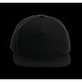 Gorra de poliéster con la Visera recta Black