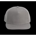 Gorra de poliéster con la Visera recta Gris