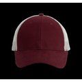 Gorra con rejilla y ajuste plástico Burgundy / Light Grey