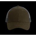 Gorra con rejilla y ajuste plástico Dark Khaki / Dark Grey