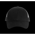 Gorra con rejilla y ajuste plástico Negro