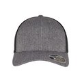 Gorra de rejilla bicolor ajustable Gris