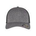 Gorra de rejilla bicolor ajustable MELANGE CHARCOAL / BLACK