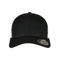 Gorra de rejilla bicolor ajustable Negro