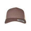 Gorra retro bicolor BROWN / KHAKI