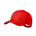 Gorra RPET ajustable con velcro Roj