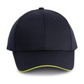 Gorra sandwich 6 paneles Azul